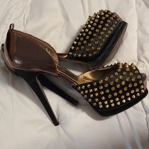 Steve Madden studded heels